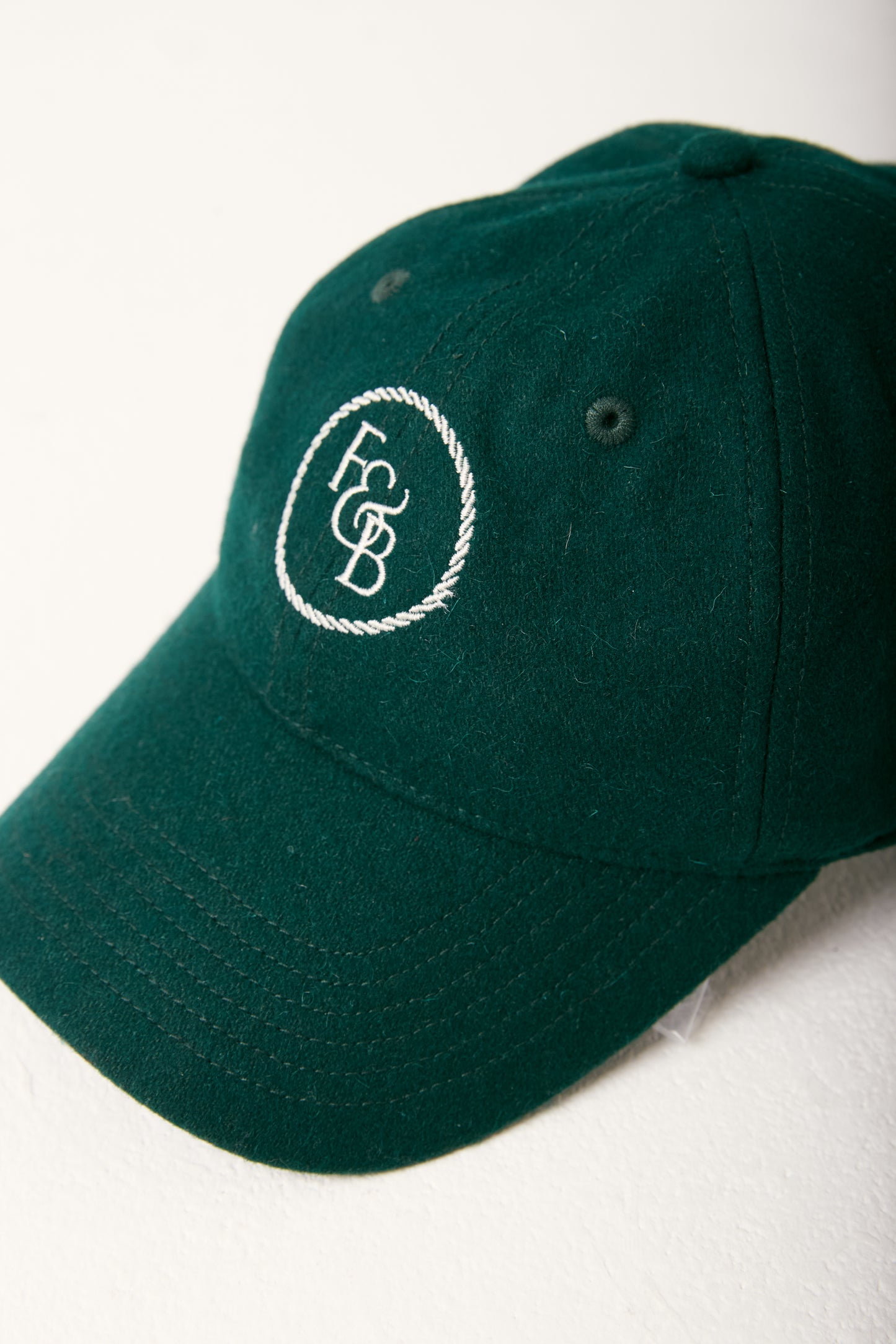 Fox & Birdie Wool Cap I Dark Green