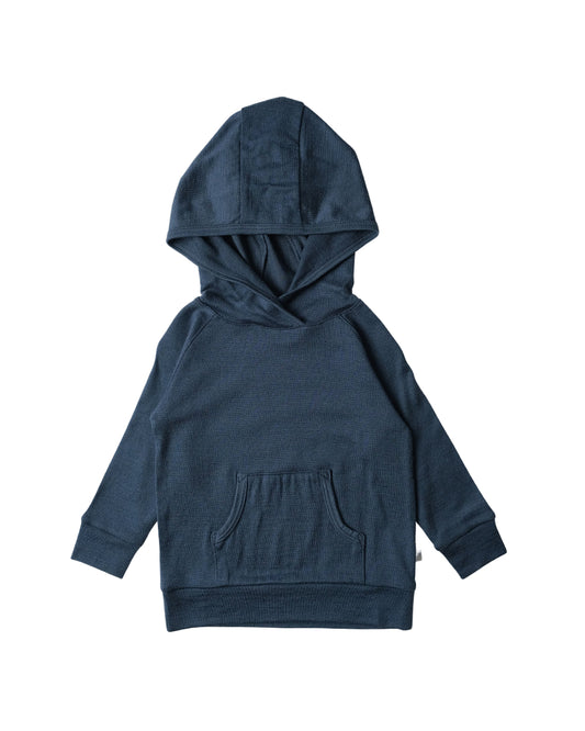 Babu Merino Kids Hoodie I Plum