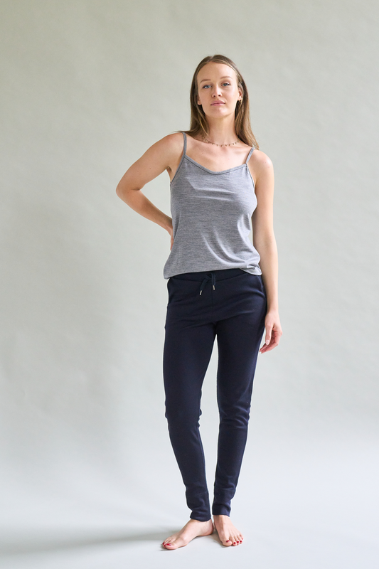 Merino Womens Heavyweight Trouser - Black