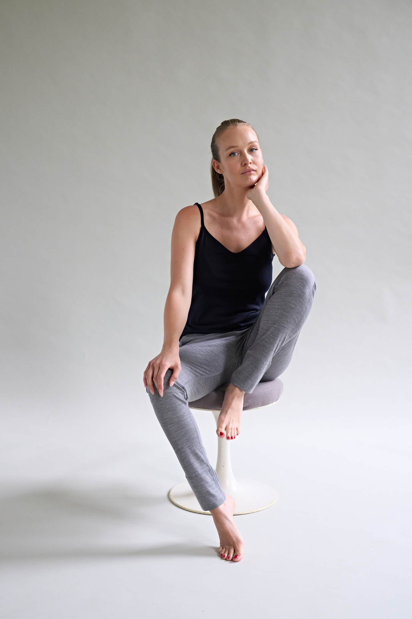 Smalls Merino Camisole I Black