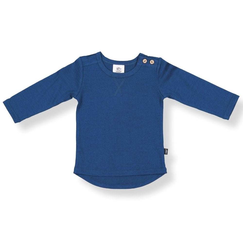 Merino Baby & Kids Long-sleeve Tee - Mauve