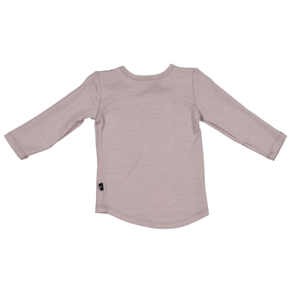 Little Flock of Horrors Merino Baby Long-sleeve Tee - Taupe