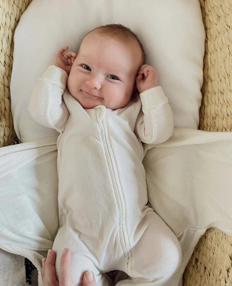 Baby Merino Onesie - Cream