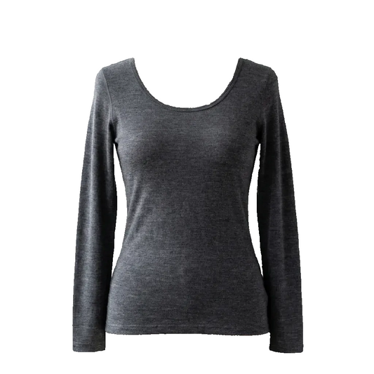 Merino 365 Womens Long-sleeve Thermal Top I Slate Grey