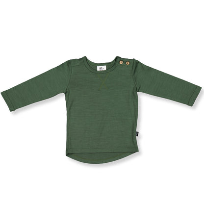 Merino Baby Long-sleeve Tee - Oatmeal