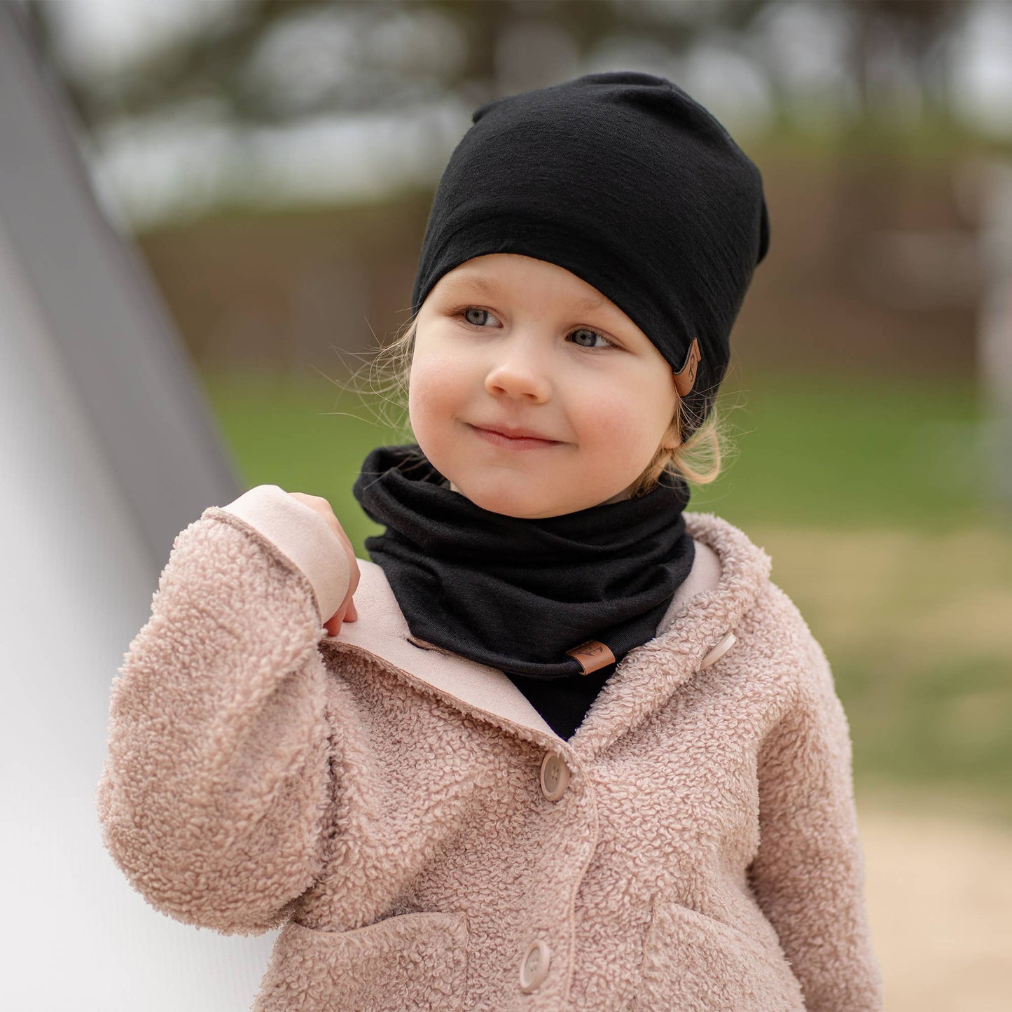 Kids' Thermal Merino Wool Beanie Hat