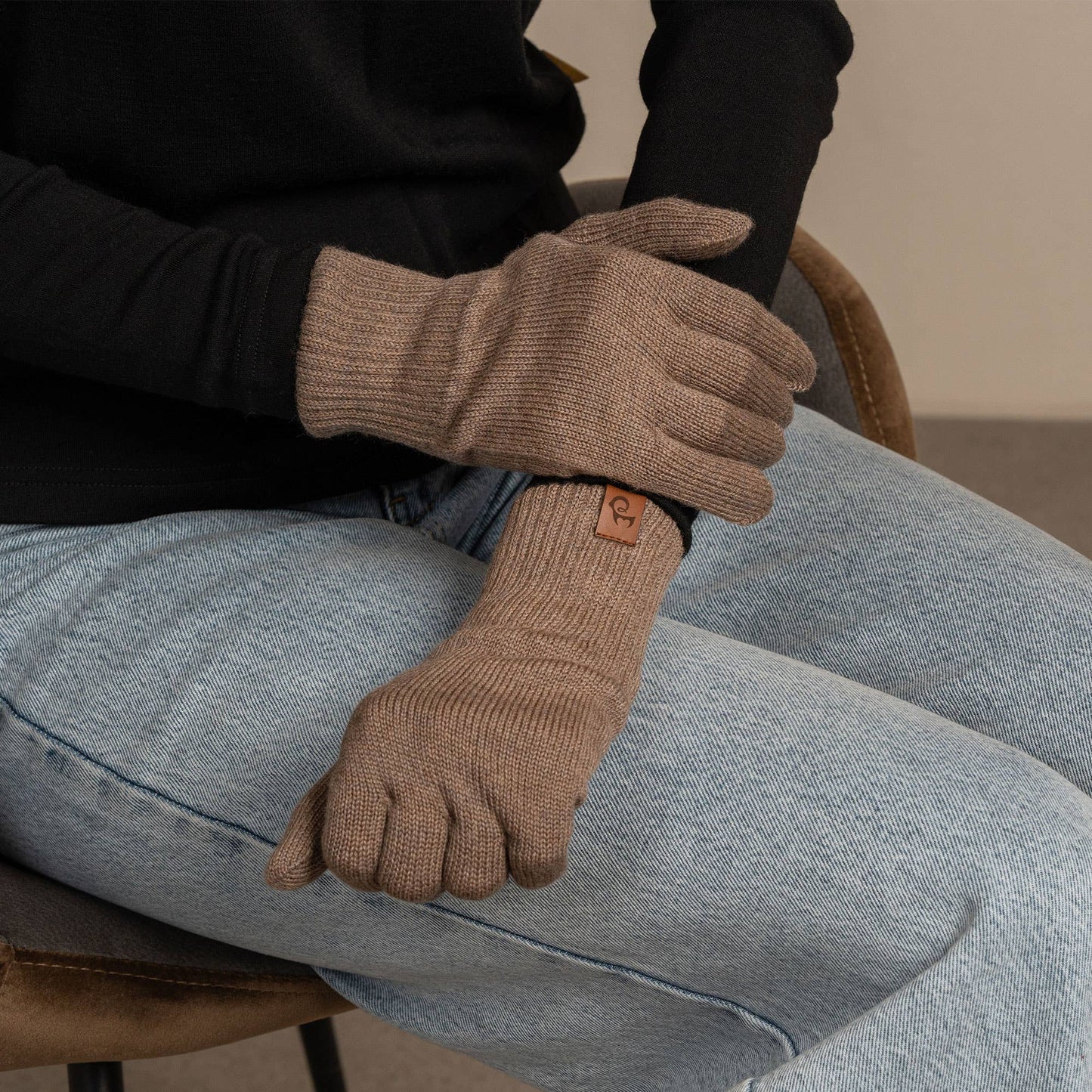 Women's Gloves Knitted Merino Wool