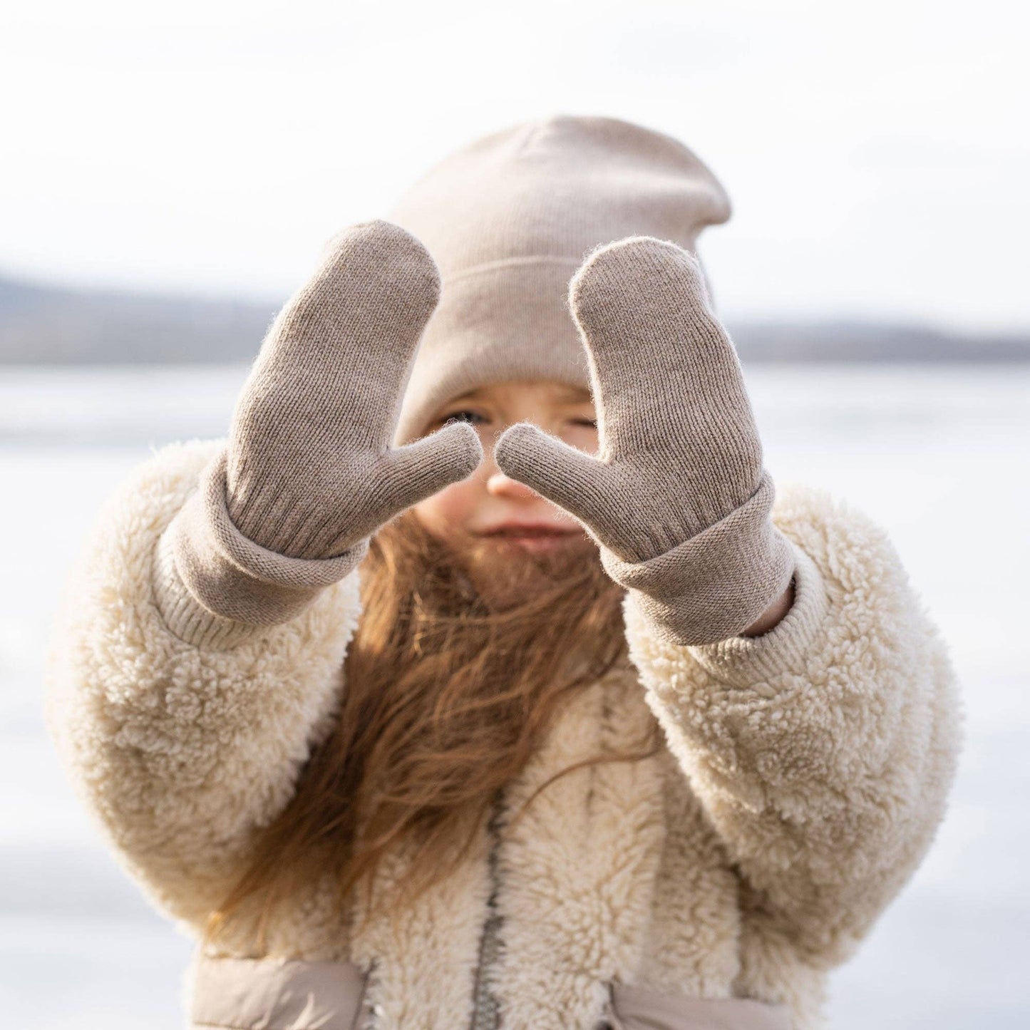 Kids' Mittens Knitted Merino & Cashmere
