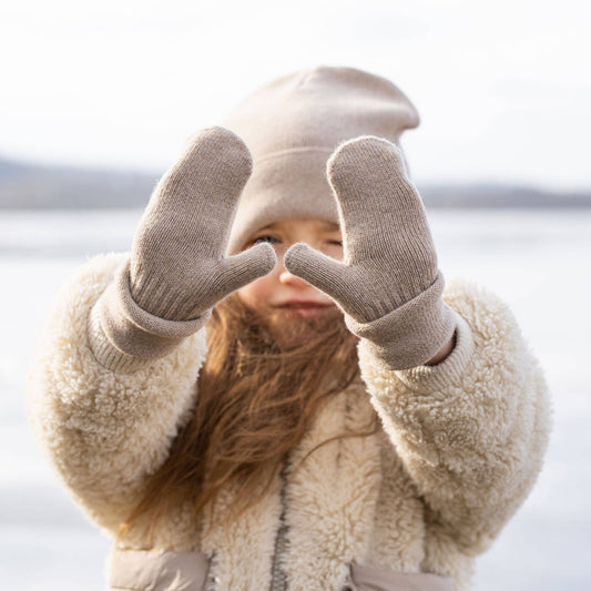 Kids' Mittens Knitted Merino & Cashmere