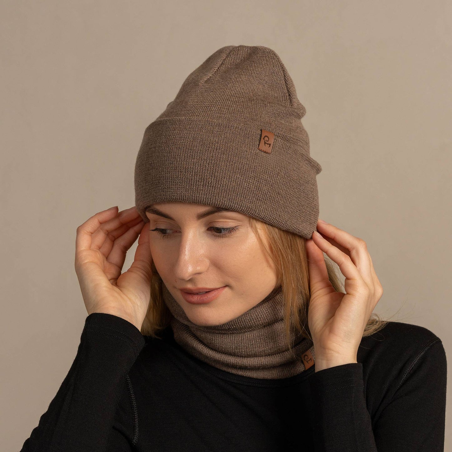 Women's Beanie Knitted Merino Wool
