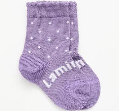 Merino Wool Baby Socks - Spots