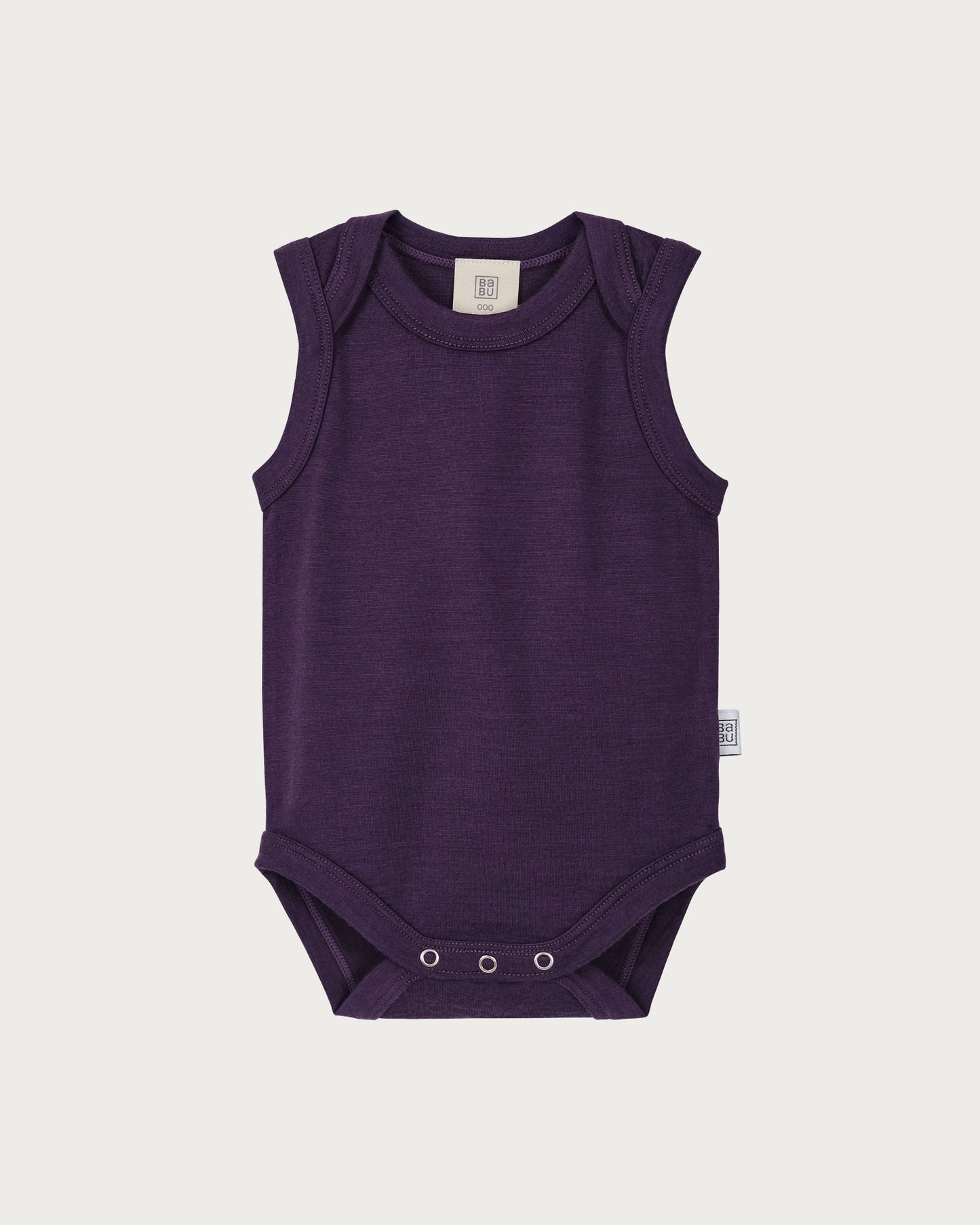 Merino Baby Vest Bodysuit - Sage