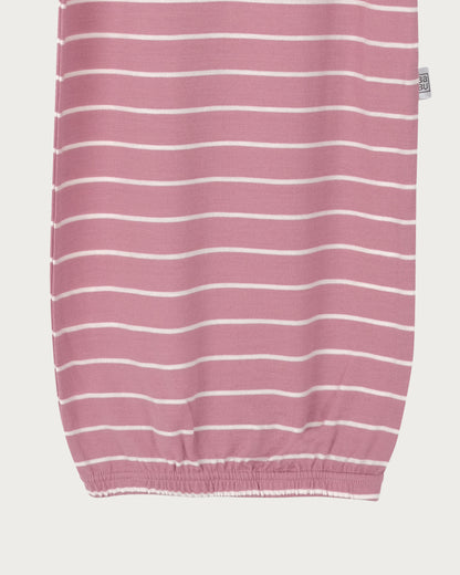 Babu Merino Baby Bundler - Lavender Grey Stripe