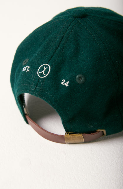 Wool Cap - Dark Green