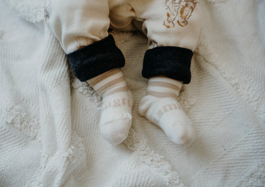 Merino Wool Baby Socks - Stripes