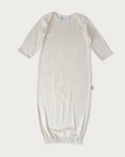 Babu Merino Baby Bundler - Lavender Grey Stripe