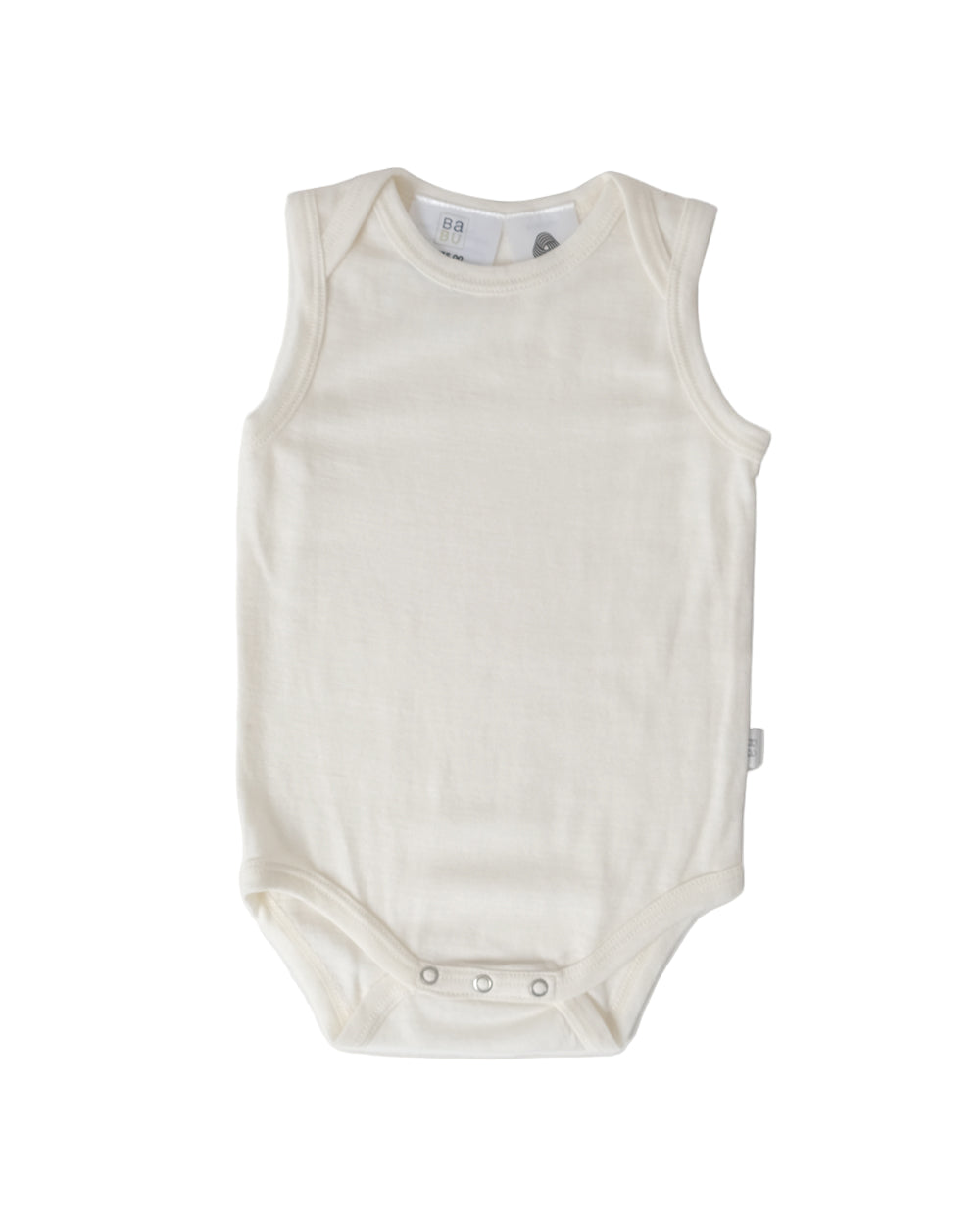 Babu Merino Baby Vest Bodysuit I Plum