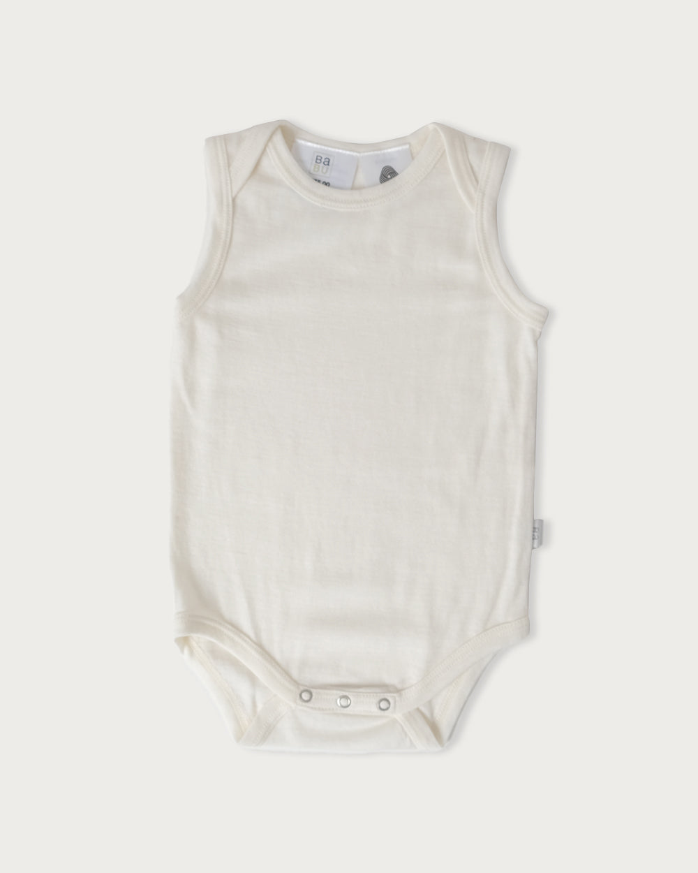 Merino Baby Vest Bodysuit - Sage
