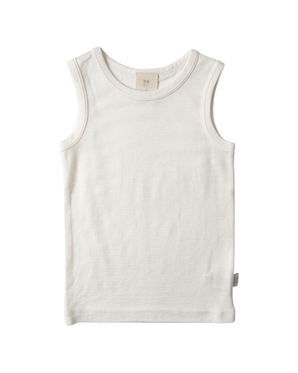 Babu Merino Kids Vest I Cream