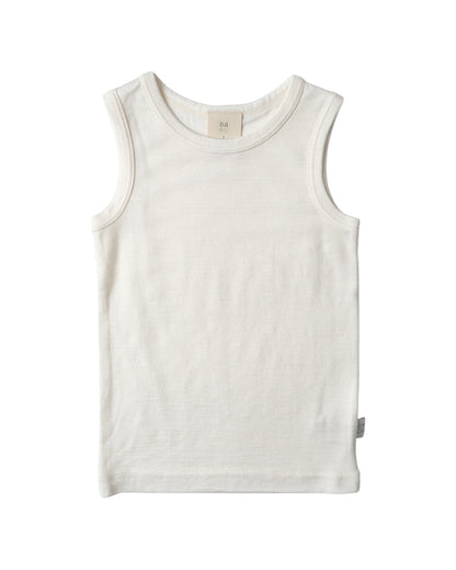 Merino Kids Vest - Cream