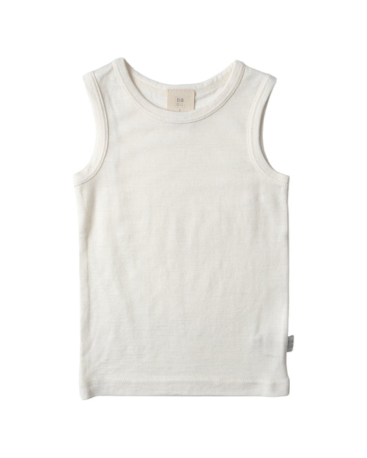 Babu Merino Kids Vest I Cream