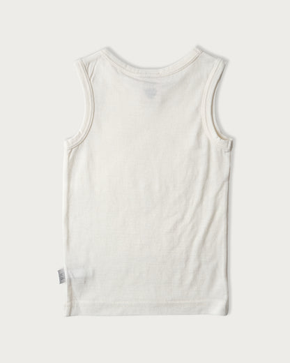 Merino Kids Vest - Cream