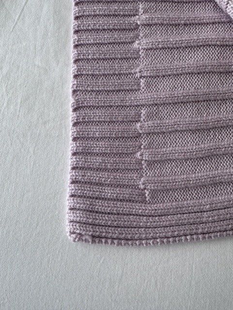 100% Merino Wool Ribbed Blanket