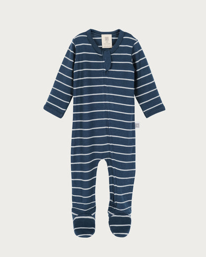Merino Wool Baby Onesie - Striped