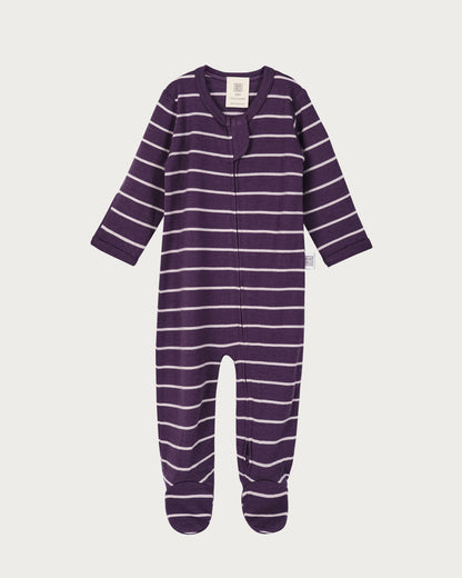 Merino Wool Baby Onesie - Striped