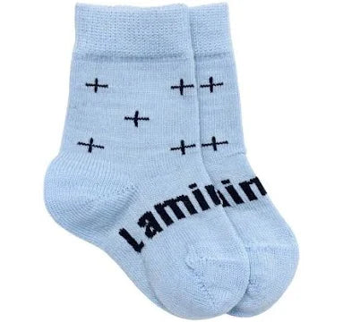 Merino Wool Baby Socks - Crosses