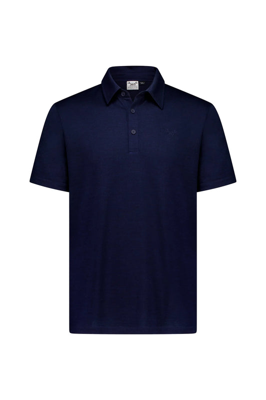 Merino 365 Mens Polo Shirt I Midnight Blue