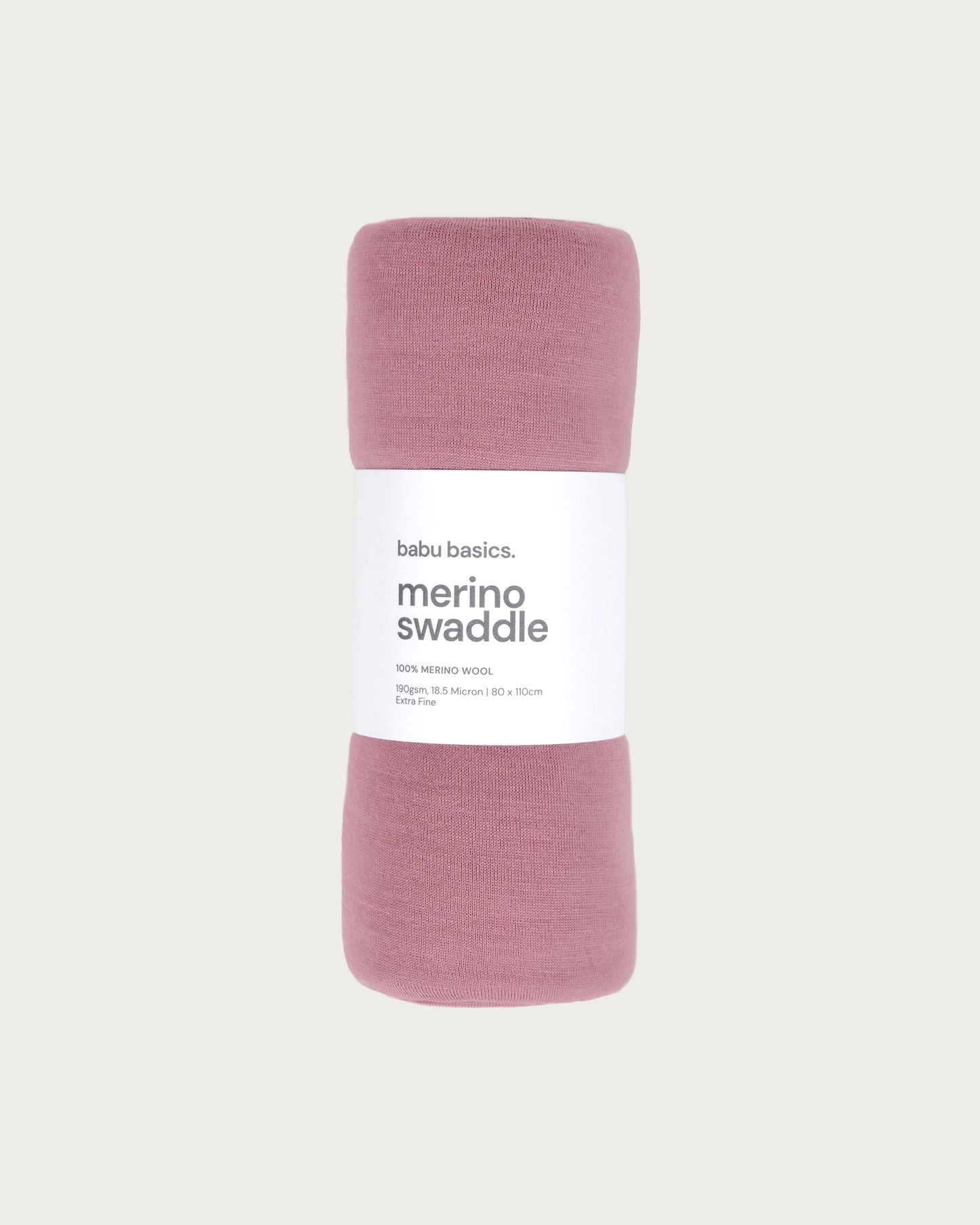 Babu Merino Swaddle Wrap Blanket - Blossom