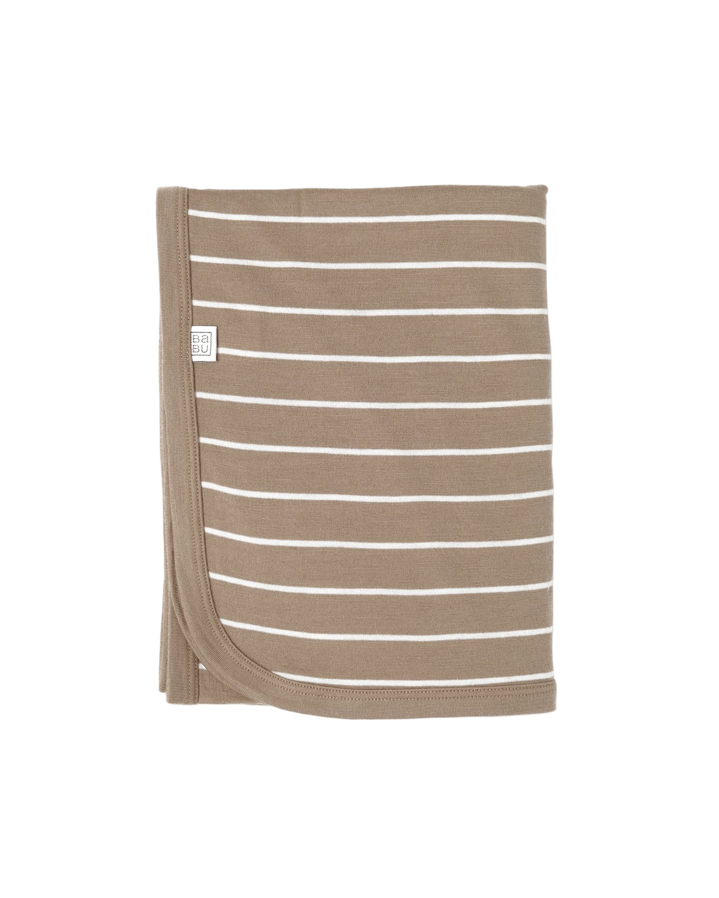 Babu Merino Swaddle Wrap Blanket I Blossom Stripe