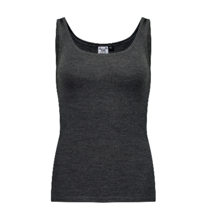 Merino Womens Thermal Vest - Slate Grey