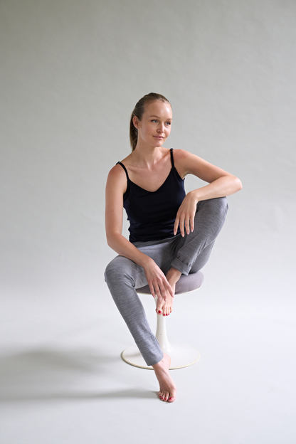 Smalls Merino Camisole I Black