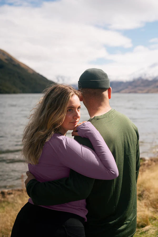 Merino 365 Womens Long-sleeve Tee I Slate Grey