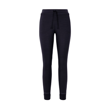 Women's Merino Wool Heavyweight Trouser Legging - Black