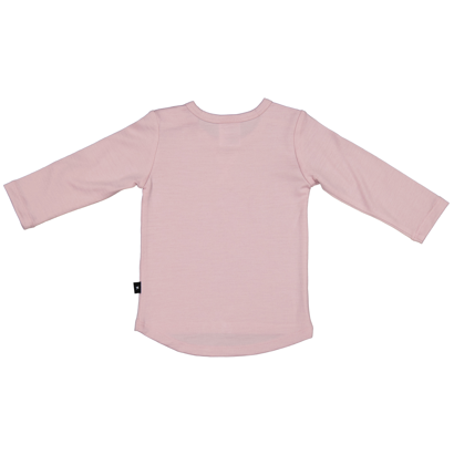 Merino Baby Long-sleeve Tee - Pink