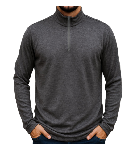 Merino 365 Mens 1/4 Zip Long-sleeve Top