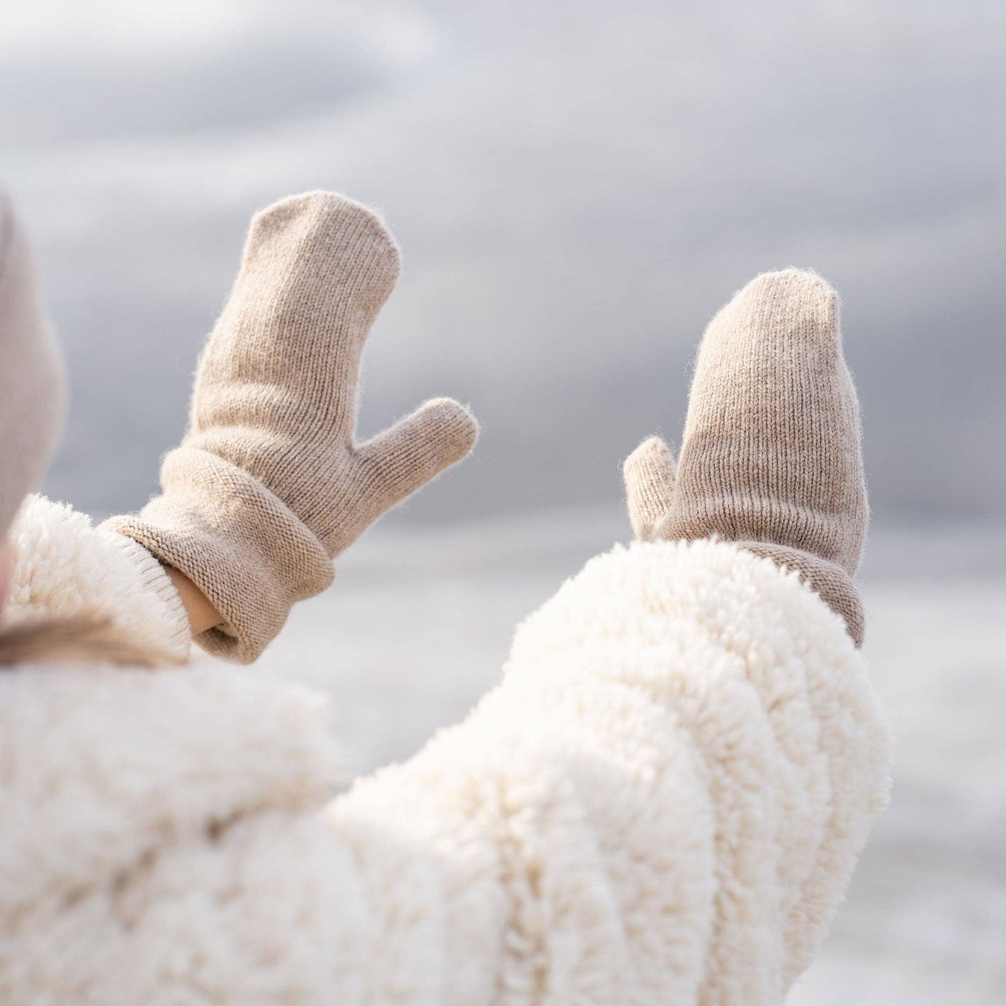 Kids' Mittens Knitted Merino & Cashmere