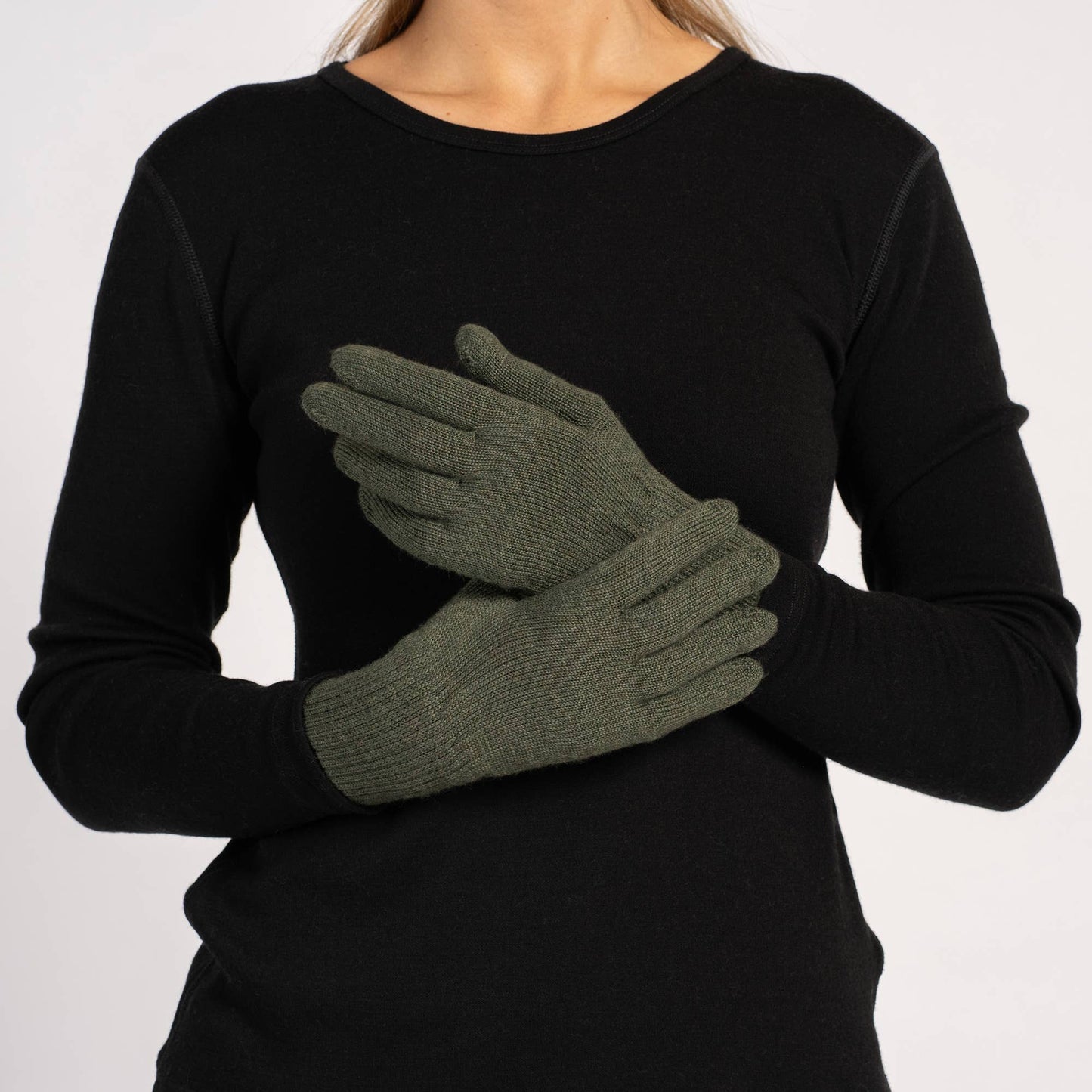 Women's Gloves Knitted Merino Wool