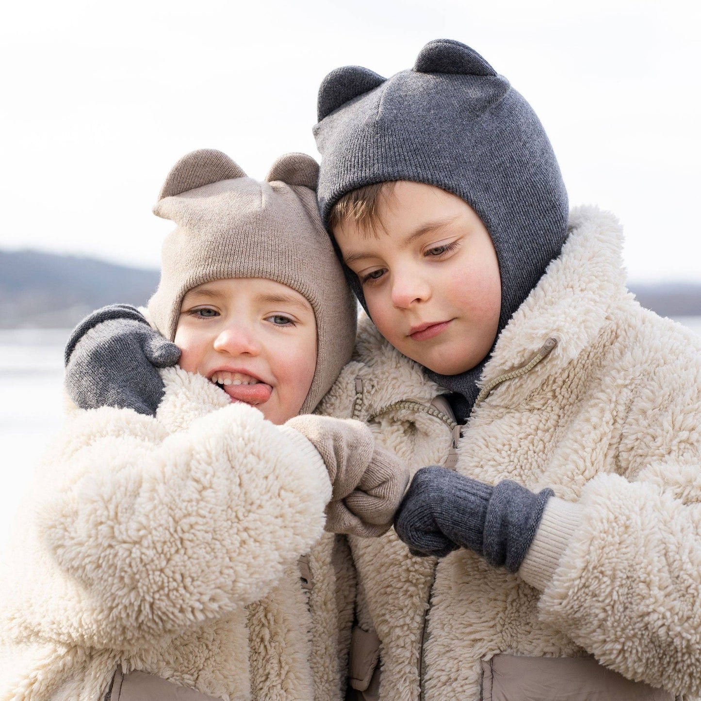 Kids' Mittens Knitted Merino & Cashmere