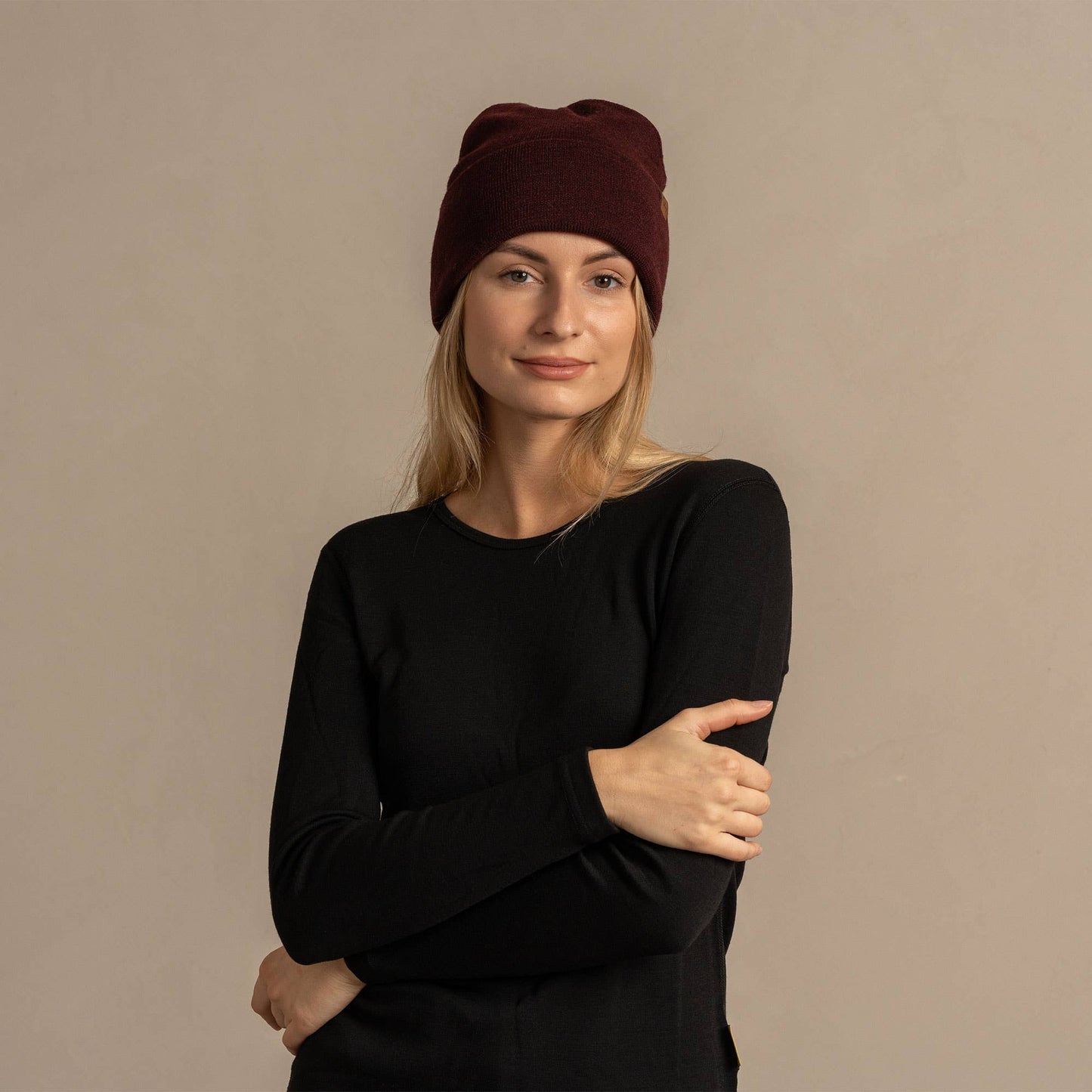 Women's Beanie Knitted Merino Wool