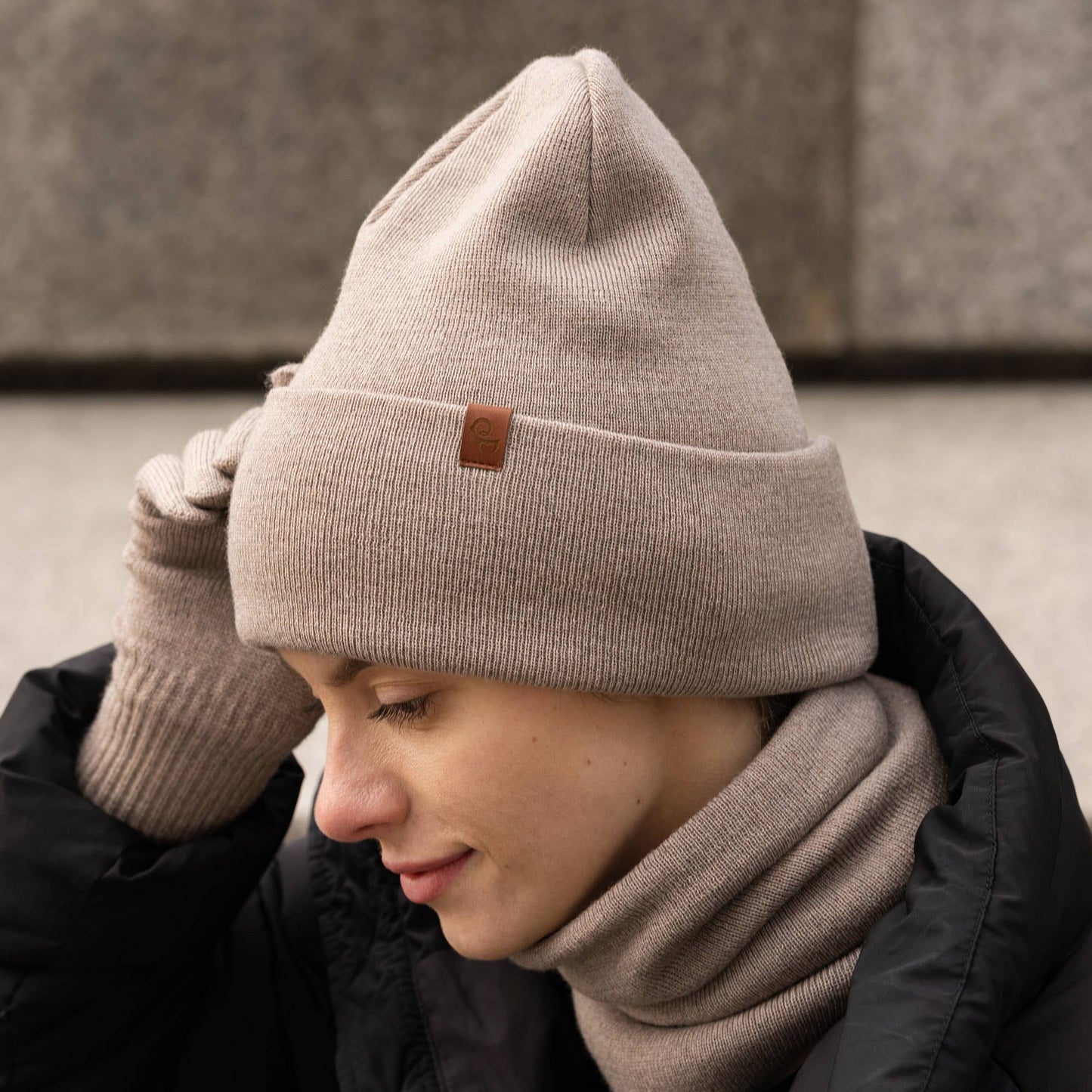 Women's Beanie Knitted Merino Wool