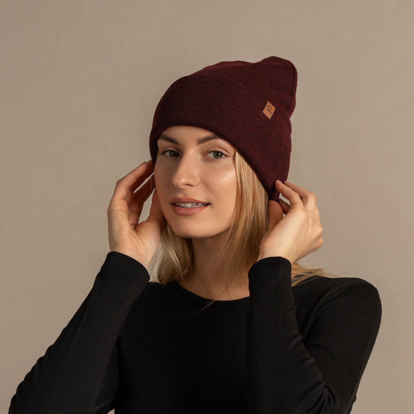 Women's Beanie Knitted Merino Wool