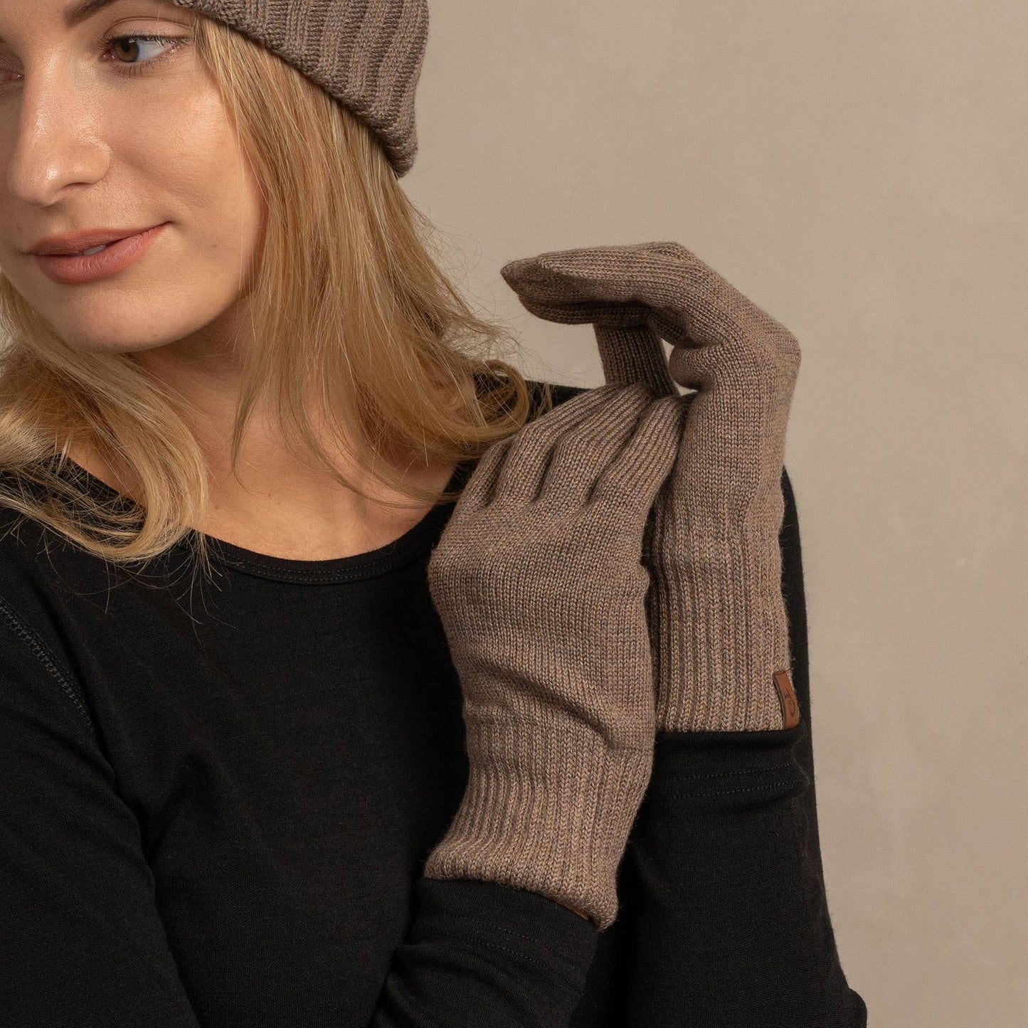 Women's Gloves Knitted Merino Wool