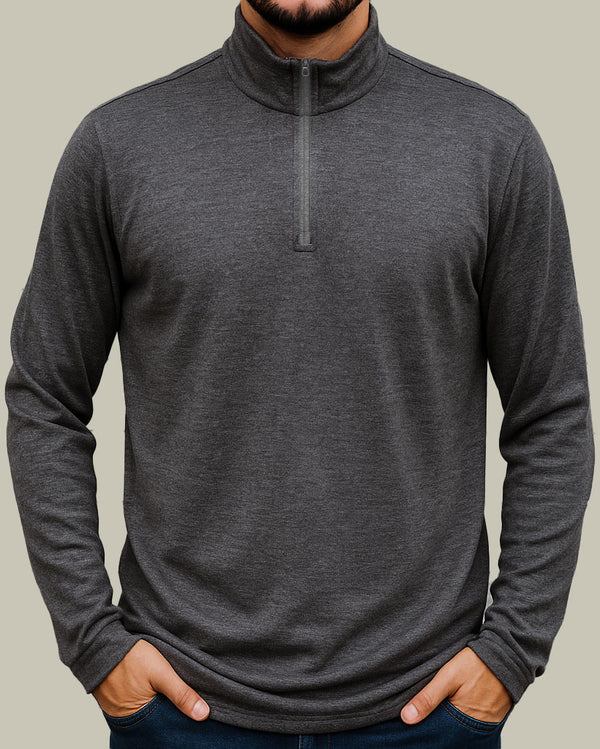 Merino 365 Mens 1/4 Zip Long-sleeve Top