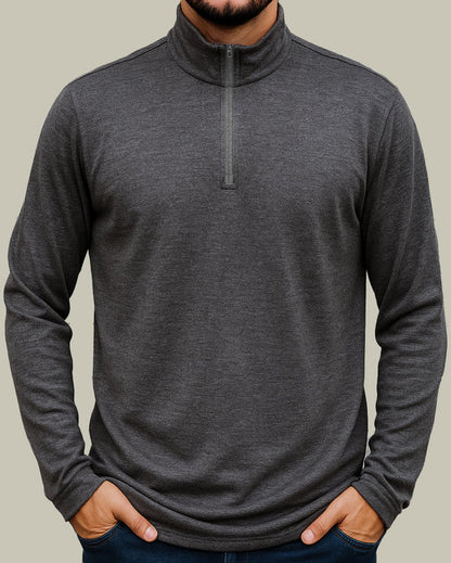 Men's Merino 1/4 Zip Long-sleeve Top