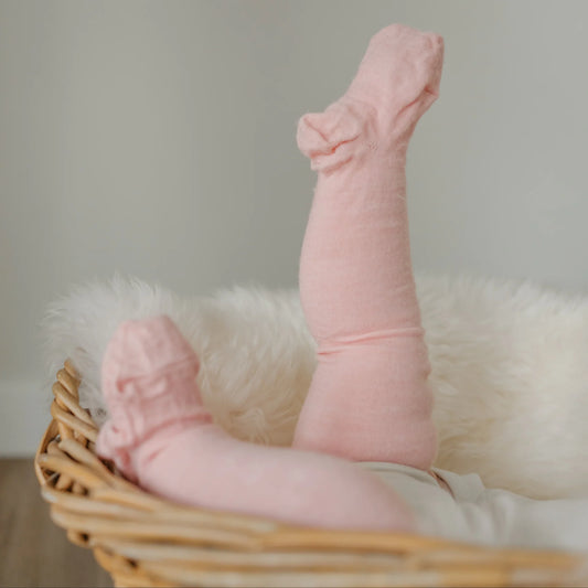 Merino Wool Baby & Kids Tights - Coloured