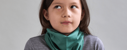 Smalls Merino Kids Snood - Green